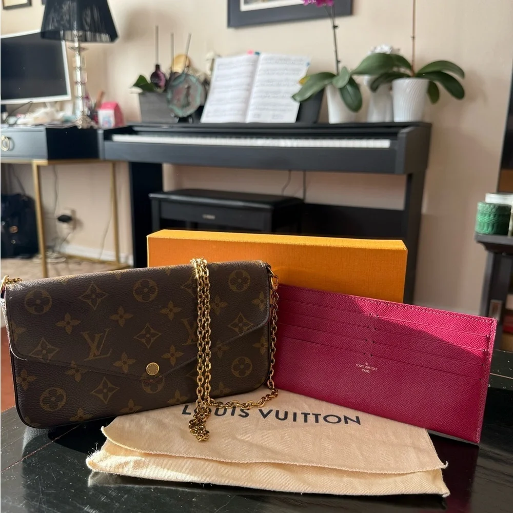 Louis Vuitton Brown Monogram Pochette Felice - Picture 6 of 6